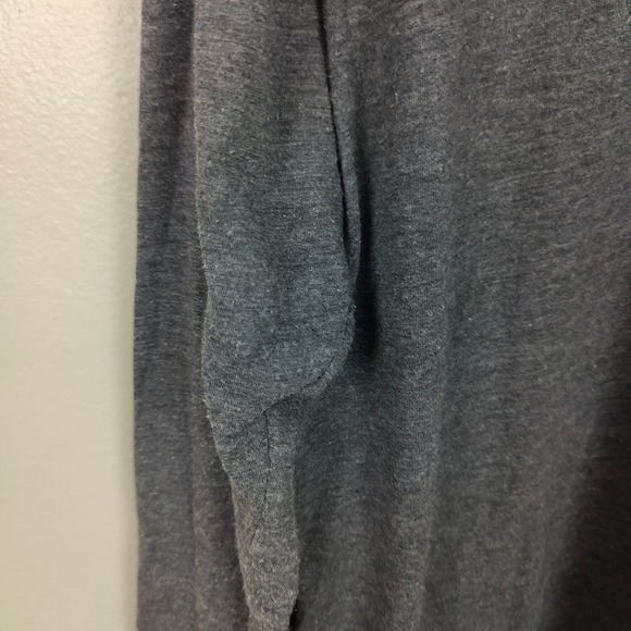 Lunya Top Womens XS Gray Long Sleeve Relaxed Fit Pocket Cotton Blend Sleep - Picture 5 of 9